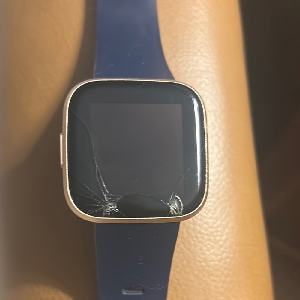 Smartwatch with Blue Band